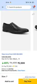 Leather shoes van heusen formals black (7)