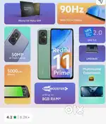 Redmi 11 prime all condition Exlient