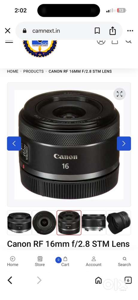 Canon 16mm rf 2.8