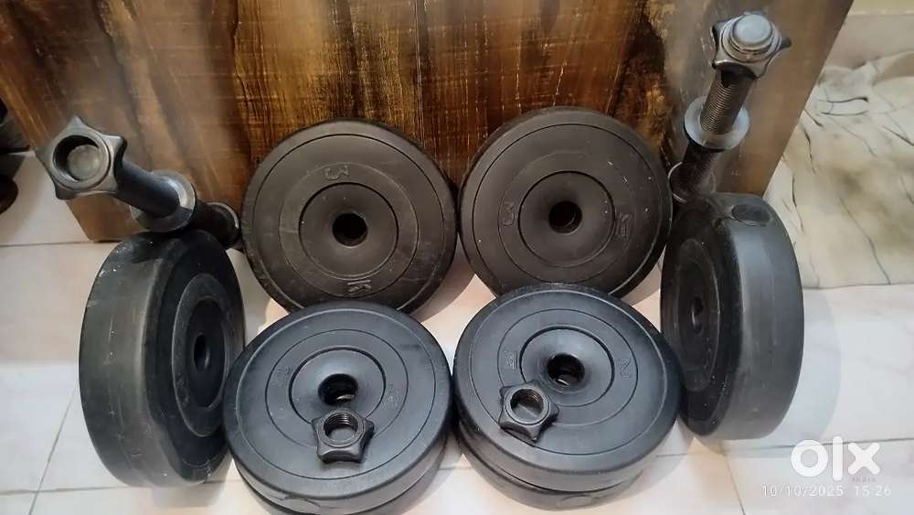 Dumbbell Plates With Rodsare Available