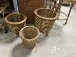 Cane planter / Plant stand indoor outdoor / Flower pot / planter stand