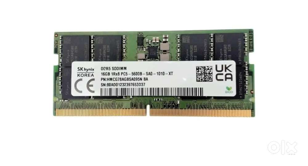 RAM 16 GB 8*8 laptop