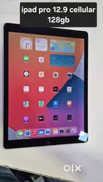 Apple IPad Pro 12.9 128gb Cellualar sim + wifi  in good condition