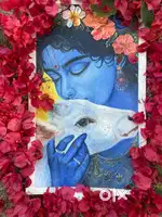 Krishna and the cow