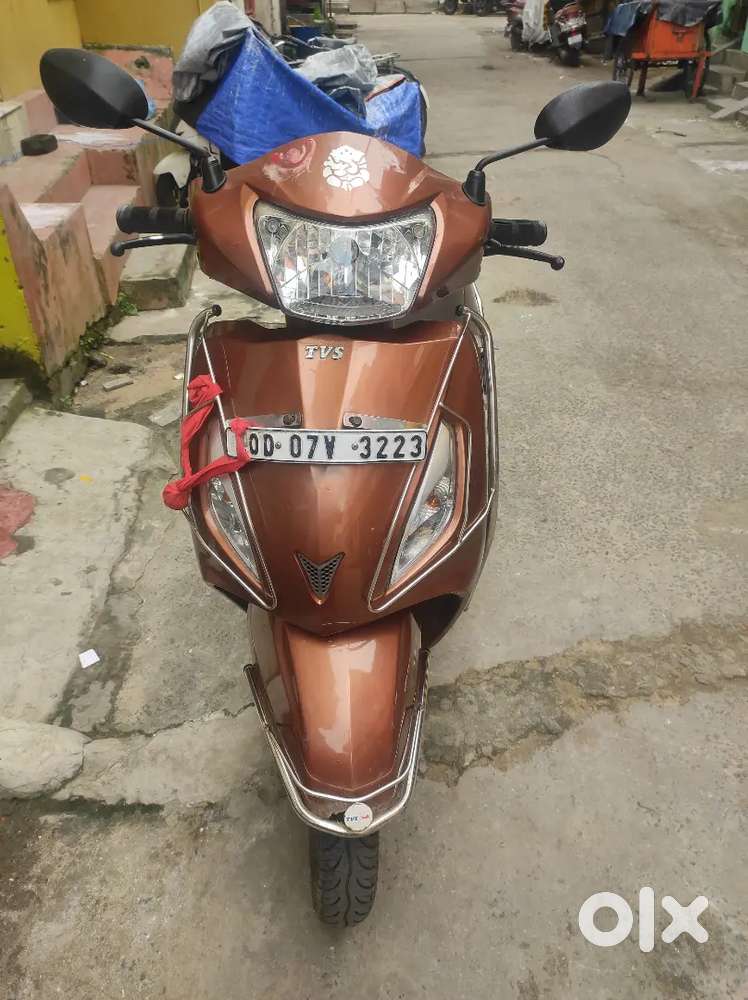 TVS JUPITER SCOOTY (110 CC), YEAR - 2018, STALLION BROWN