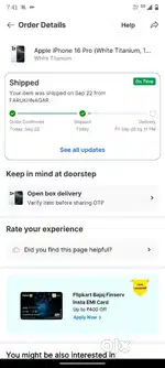 iPhone 16 pro 128gb white colour Seal pack delivery pending