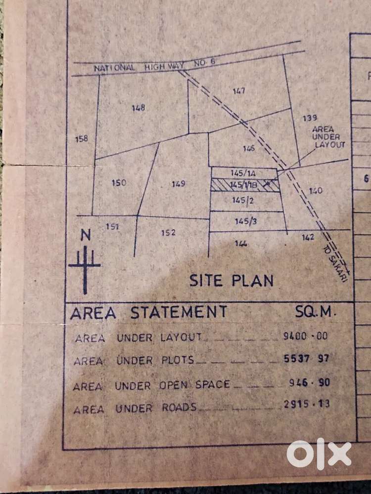 Plot for sale in Kandari Shivar Sakri Fata