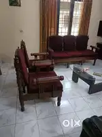 Sofa set complete with one 3seater and two singles