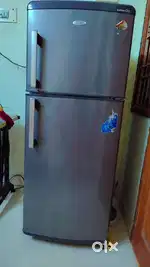 Double door Whirlpool refrigerator with stabilizer