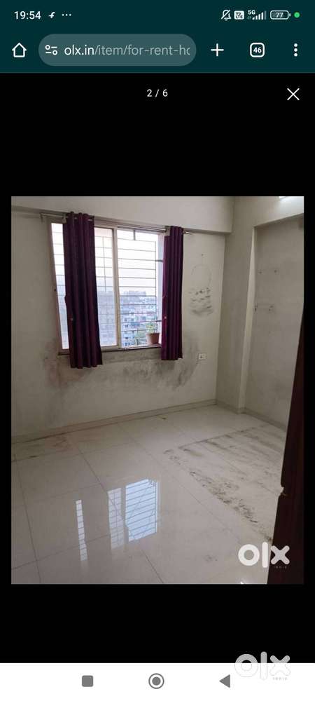1 BHK unfurnished flat available on rent in pimple Saudagar