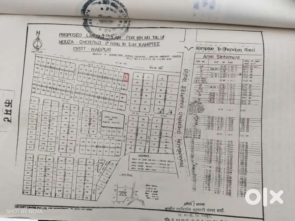 Plot is for sale required a buyer