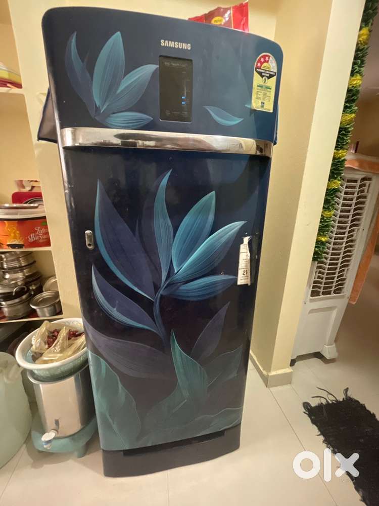 Samsung 225liter fridge, inverter, stabilizer-free, LED, tough shelves