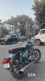 Royal enfield special edition blue colour