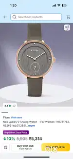 Titan ladies watch