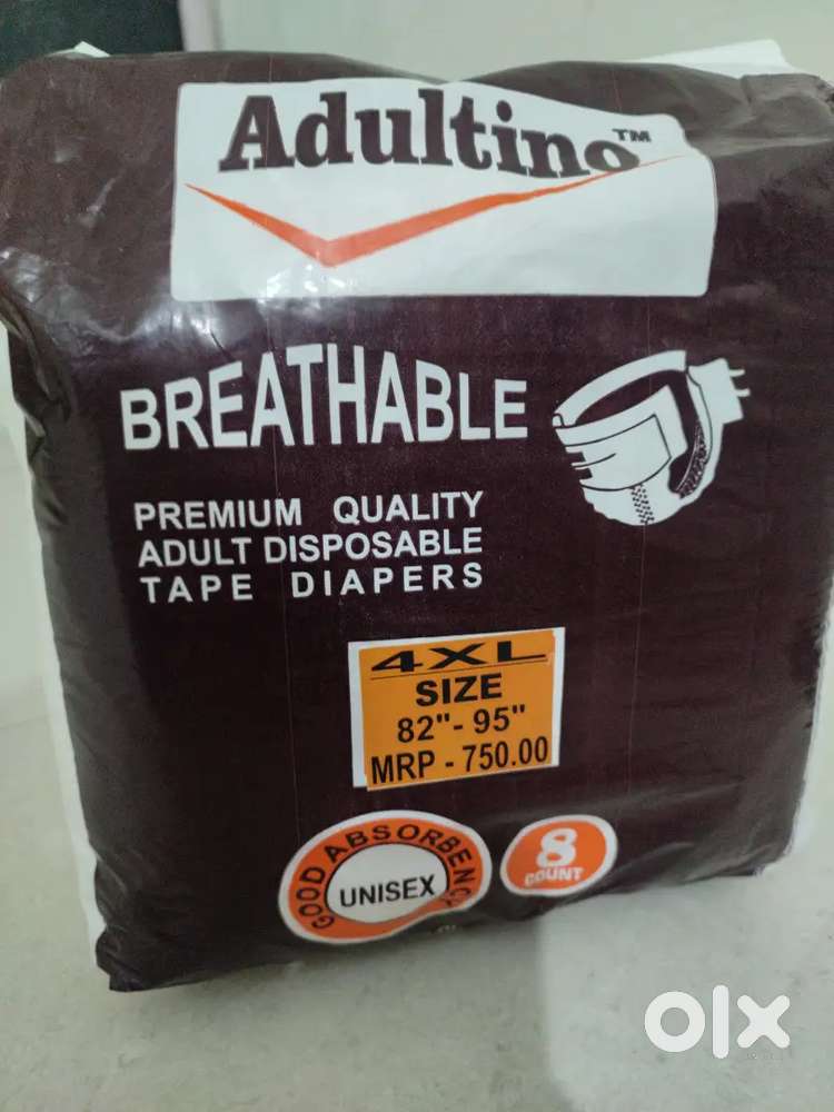 Premium quality adult disposable tape diapers