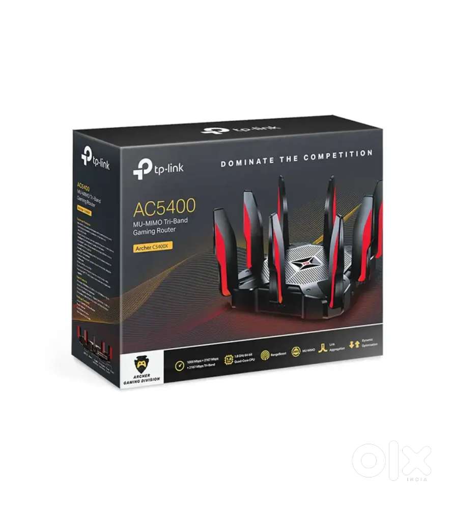 TP-LINK AC5400 MU-MIMO TRI-BAND GAMING ROUTER MODEL  ARCHER C5400X