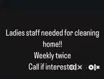 Cleaning work ladies