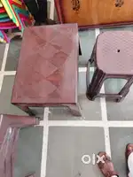 Plastic table and chair