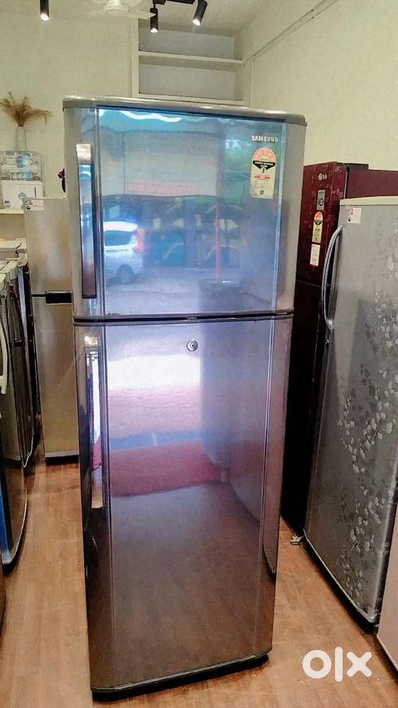 Samsung 375 L 5 Star Frost Free Double Door Refrigerator Platinum Inox