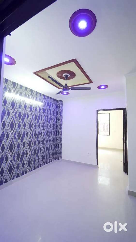 Two bhk flat with car parking for sale near Dwarka mor no brokerage