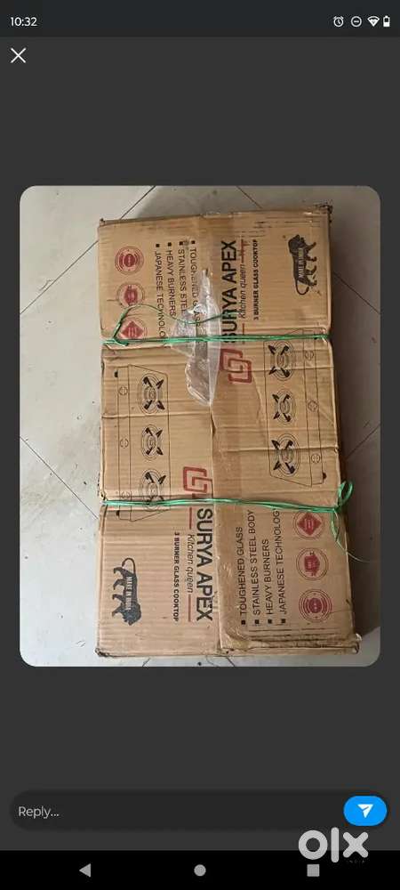 Surya apex 3 burner stove