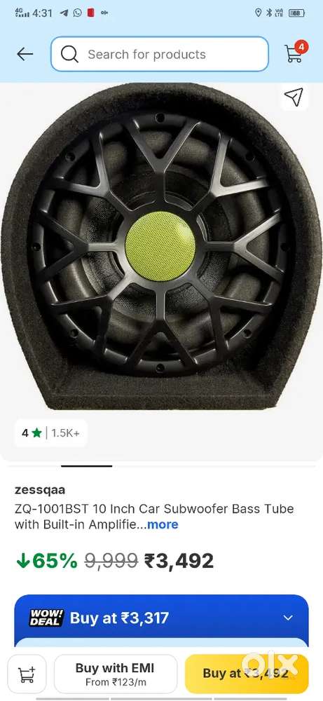 Bass tube brand new