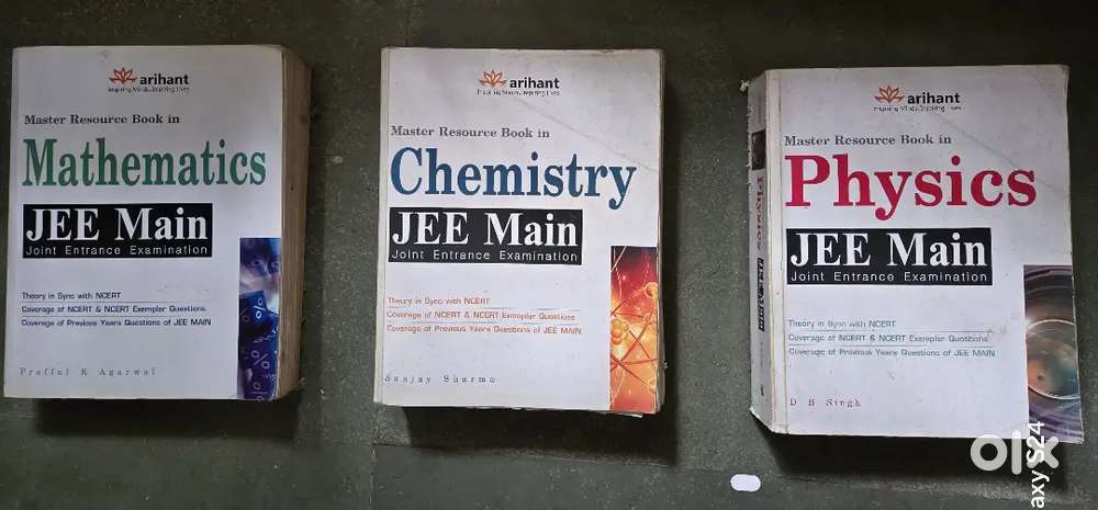JEE Main Mathematics, Physics & Chemistry