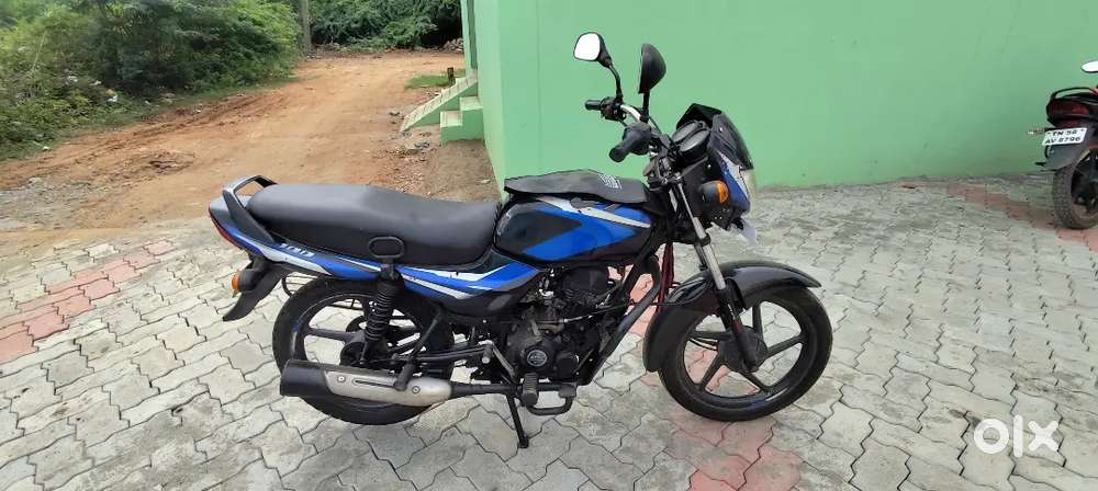 BAJAJ CT100 KS; KICK STARTER; ALLOY WHEEL; BLACK & BLUE COLOUR; BS4  .