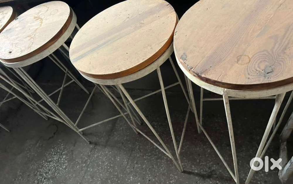Cafe heighted stools available