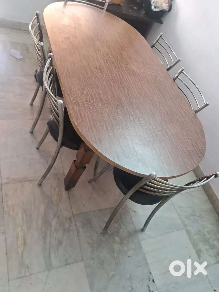 Wooden dining table