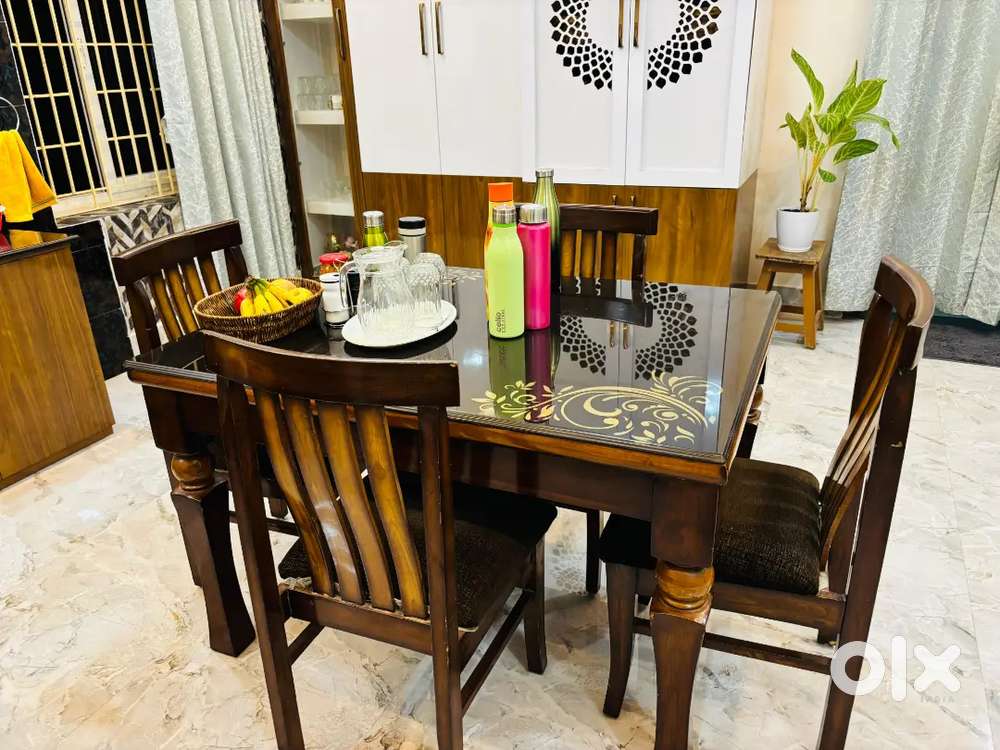 A dining table