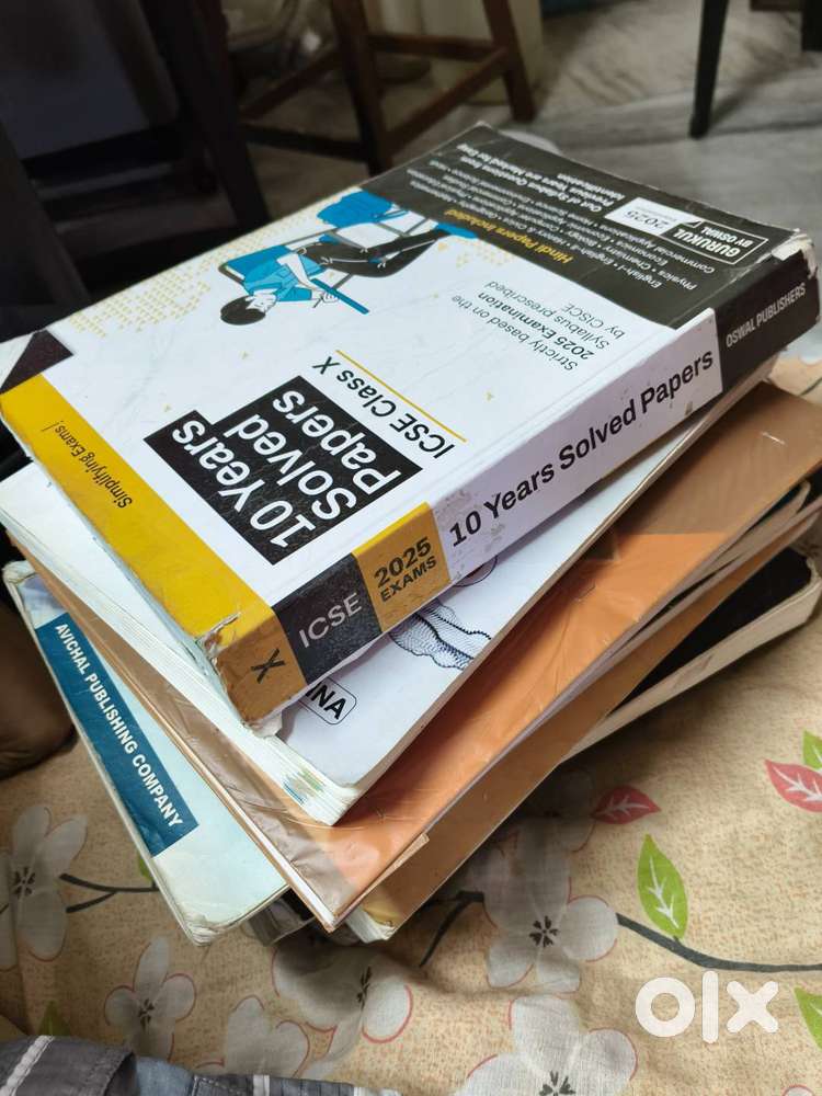 ICSE Class 10 Books + 10 Years PYQ (2025 Edition) – Full Set