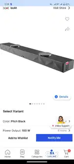Boat 100w soundbar