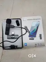 Wireless.mic contact phone and camera