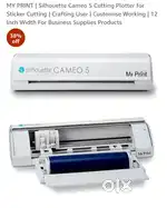 Silhouette Cameo 4 Cutting Plotter/T shirt printing machine/vinyl