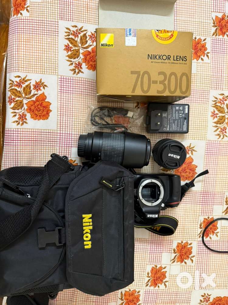Nikon DSLR with 70-300mm Nikkor Lens – Excellent Condition