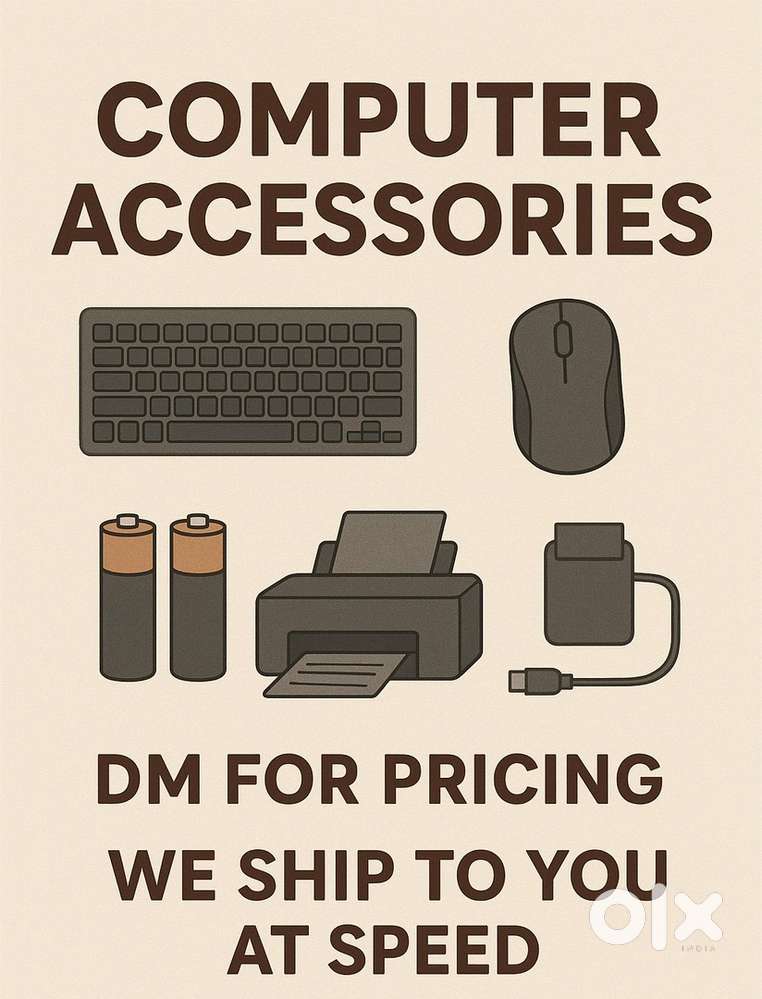 All types of computer accessories