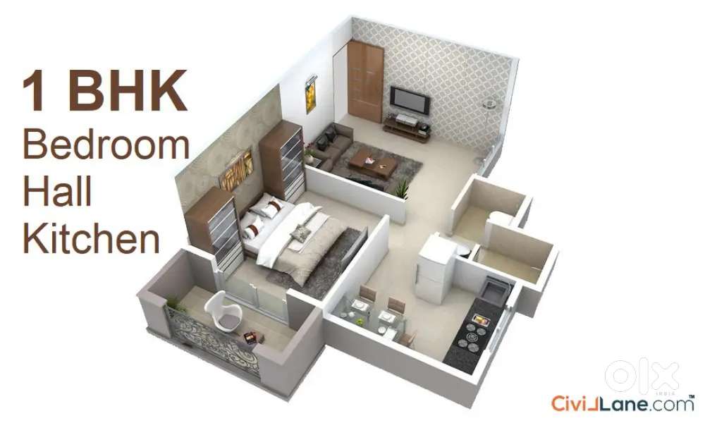 1BHK ON RENT