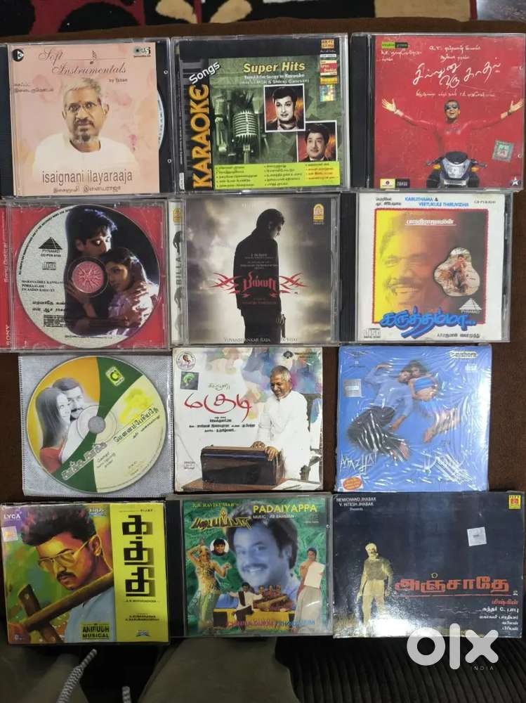Tamil and Hindi Audio CDS