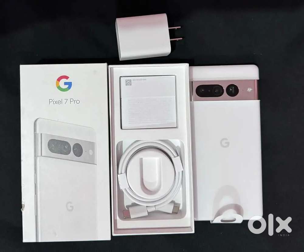 Google pixel 7 pro ( 12gb 256gb) 100% battery box data cable available