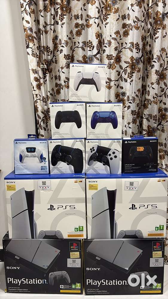 Sealed New PS5 Slim Disc Edition and PS5 Games & Dualsense Controllers