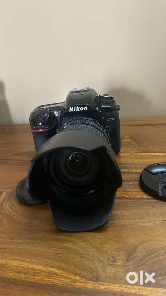 Nikon D7500 with 18-105mm VR lens also nikon 18-55mm VR lens