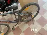 Firefox cycle with lock and gear attachment