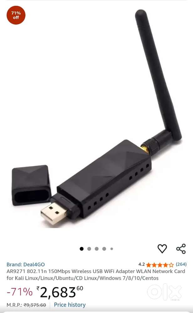 150Mbps Wireless USB WiFi Adapter WLAN Network
Kali Linux/all windows