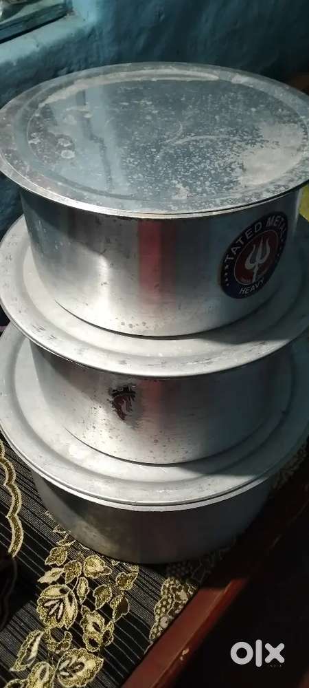 3 set of bagonas with lids
