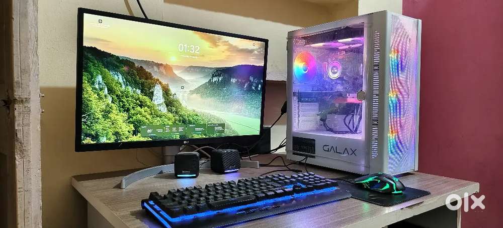 Gaming and editing pc with 4k HDR monitor
