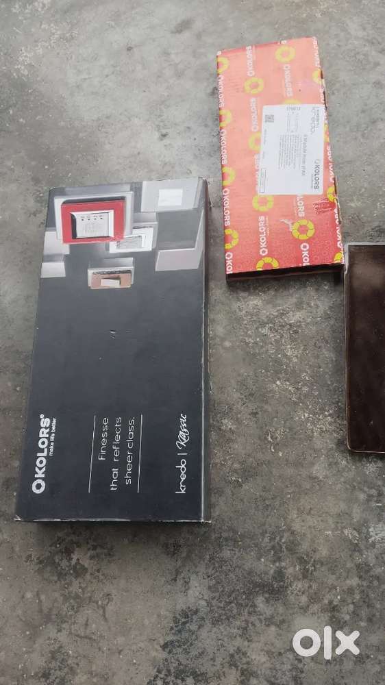 6 module and 2 module electrical board plate