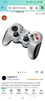 Logitech F710 Wireless Gamepad 1 year old