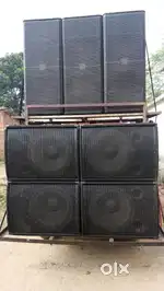 Ahuja 650watt 4 pice bass 1 baar coil change