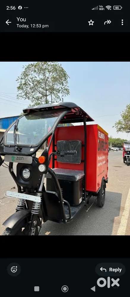 Wanted 3 wheeler electric vehicle driving cum delivery at shaikpet